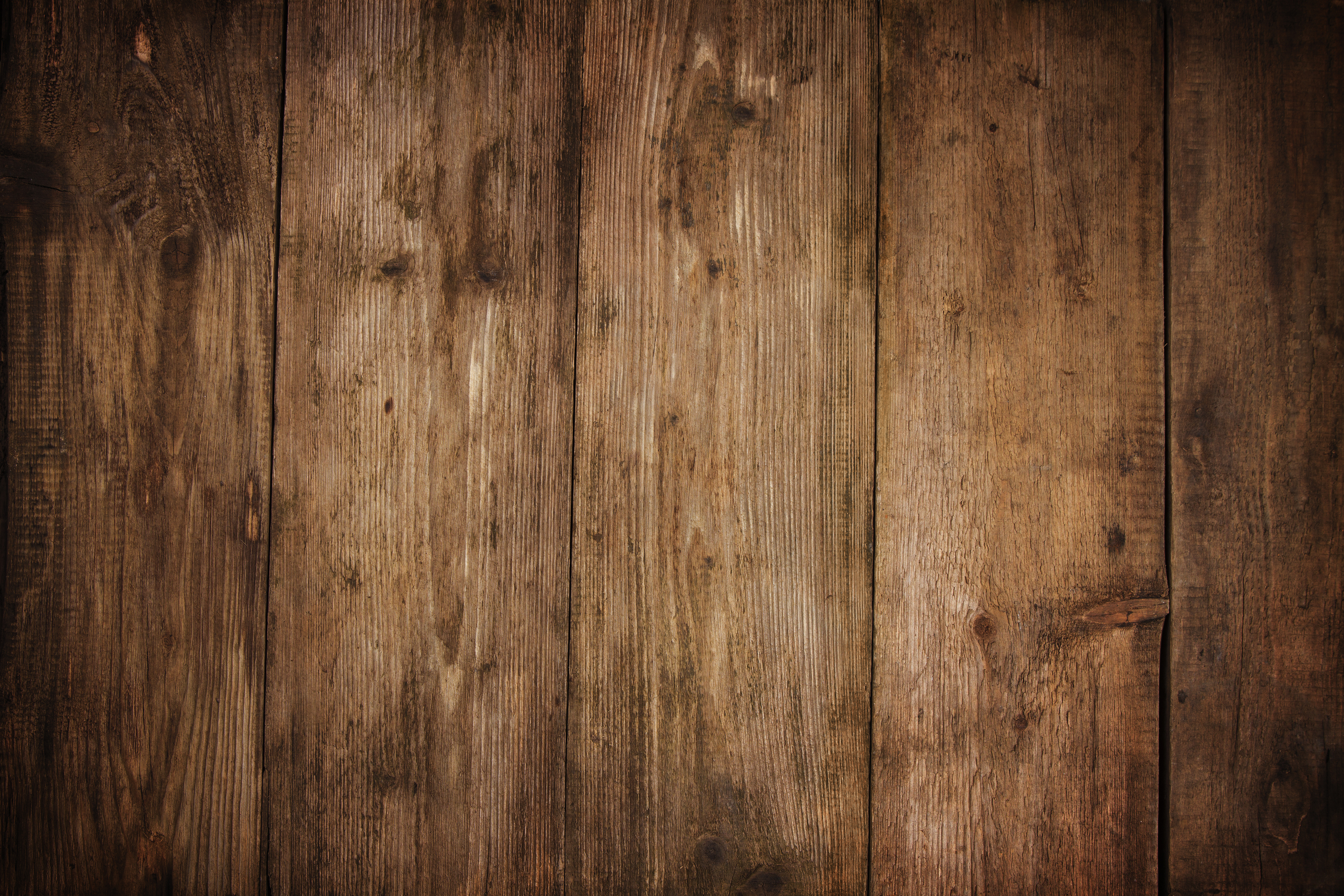Wood Texture Plank Grain Background, Wooden Desk Table Or